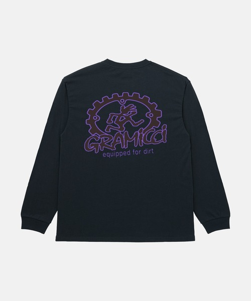 Gramicci(グラミチ)の「EQUIPPED FOR DIRT L/S TEE / エクイップドフォーダートロングスリーブTシャツ Gramicci グラミチ(Tシャツ/カットソー・メンズ・ラベンダー/ホワイト/ブラック系その他・S/M/L/XL/XXL)」の10枚目の写真
