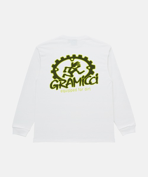 Gramicci(グラミチ)の「EQUIPPED FOR DIRT L/S TEE / エクイップドフォーダートロングスリーブTシャツ Gramicci グラミチ(Tシャツ/カットソー・メンズ・ラベンダー/ホワイト/ブラック系その他・S/M/L/XL/XXL)」の9枚目の写真