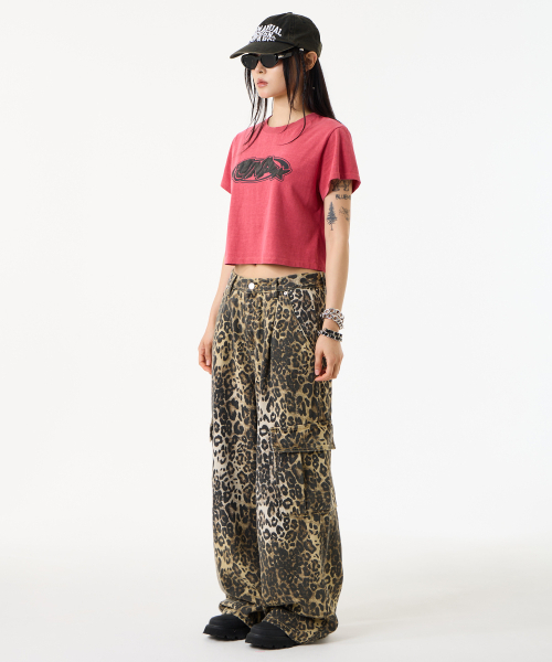 UNKNOWN PLANET(アンノウンプラネット)の「レオパードワイドカーゴパンツブラウン(その他パンツ・レディース・その他・SMALL/MEDIUM/LARGE)」の22枚目の写真