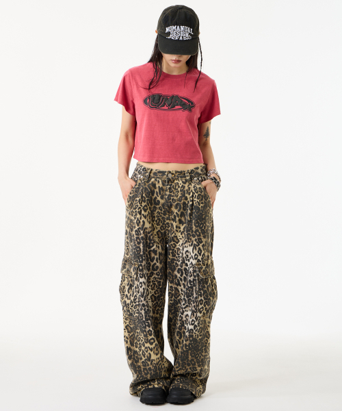 UNKNOWN PLANET(アンノウンプラネット)の「レオパードワイドカーゴパンツブラウン(その他パンツ・レディース・その他・SMALL/MEDIUM/LARGE)」の16枚目の写真