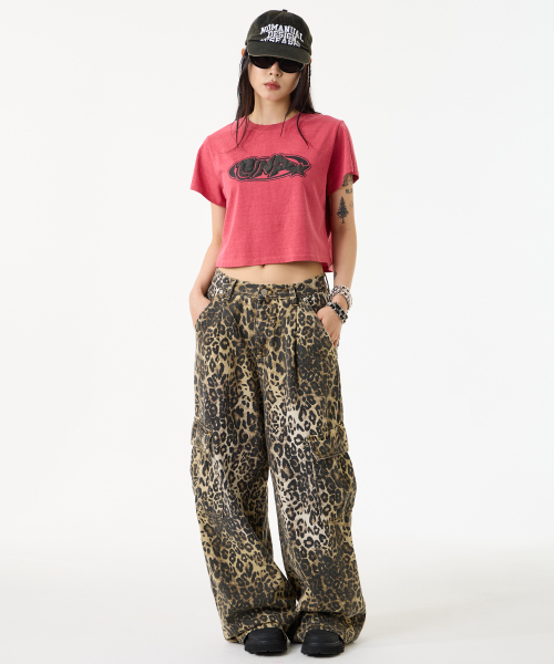 UNKNOWN PLANET(アンノウンプラネット)の「レオパードワイドカーゴパンツブラウン(その他パンツ・レディース・その他・SMALL/MEDIUM/LARGE)」の18枚目の写真