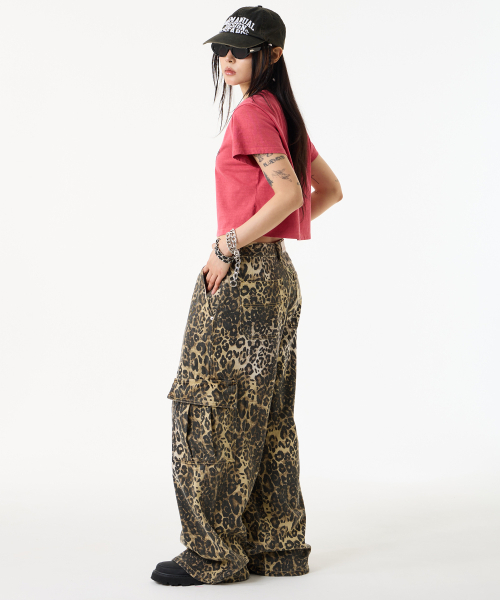UNKNOWN PLANET(アンノウンプラネット)の「レオパードワイドカーゴパンツブラウン(その他パンツ・レディース・その他・SMALL/MEDIUM/LARGE)」の9枚目の写真
