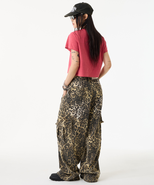 UNKNOWN PLANET(アンノウンプラネット)の「レオパードワイドカーゴパンツブラウン(その他パンツ・レディース・その他・SMALL/MEDIUM/LARGE)」の11枚目の写真