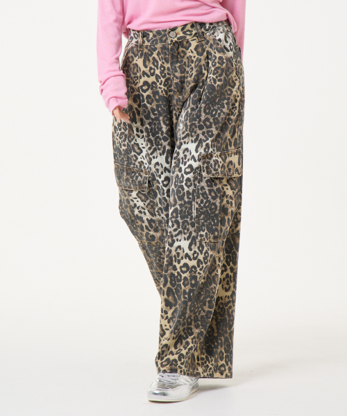 UNKNOWN PLANET(アンノウンプラネット)の「レオパードワイドカーゴパンツブラウン(その他パンツ・レディース・その他・SMALL/MEDIUM/LARGE)」の3枚目の写真
