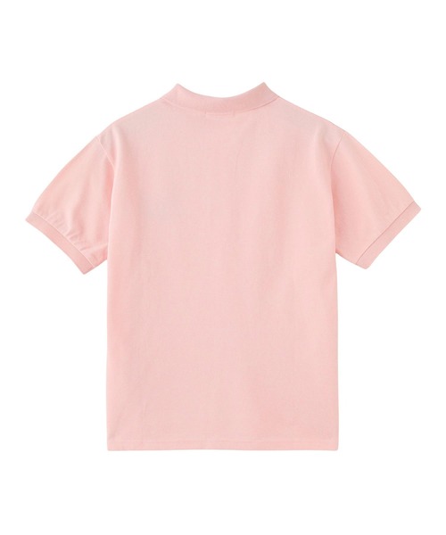 MILKFED.(ミルクフェド)の「EMBLEM EMBROIDERED POLO SHIRT(シャツ/ブラウス・レディース・チャコール/アッシュ/ライトピンク・S/M)」の4枚目の写真