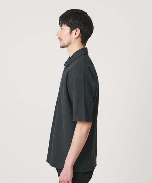 BEAUTY&YOUTH UNITED ARROWS（ビューティーアンドユースユナイテッドアローズ）の「【WEB限定 WARDROBE SMART】エアリー カノコ ポロシャツ【抗菌防臭・UVカット】（ポロシャツ・メンズ・ライトグレー/オフホワイト/ダークグレー/ブラック・M/S/XL/L）」の18枚目の写真