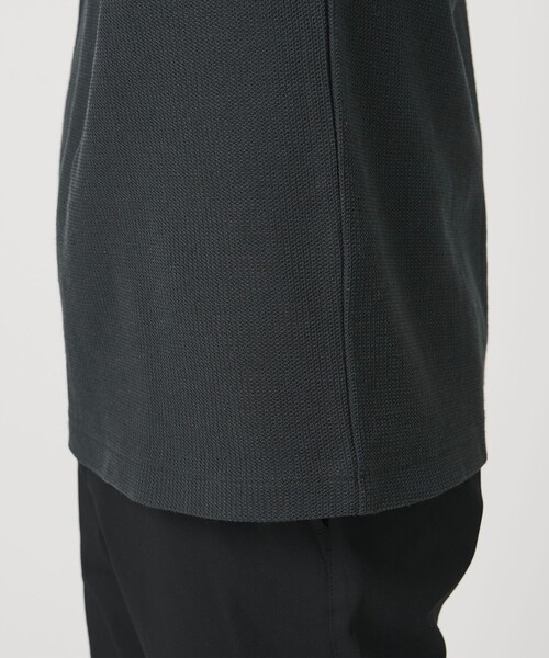 BEAUTY&YOUTH UNITED ARROWS（ビューティーアンドユースユナイテッドアローズ）の「【WEB限定 WARDROBE SMART】エアリー カノコ ポロシャツ【抗菌防臭・UVカット】（ポロシャツ・メンズ・ライトグレー/オフホワイト/ダークグレー/ブラック・M/S/XL/L）」の21枚目の写真