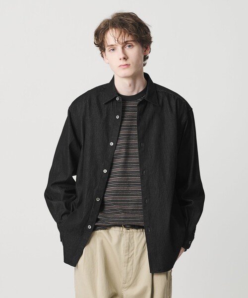セール】7.5oz サテンデニム レギュラー グランデ シャツ GRANDE型