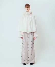 canaco_（カナコ）の「canaco_:GATHERED NECKLINE BLOUSE/ギャザーネックブラウス（シャツ/ブラウス）」