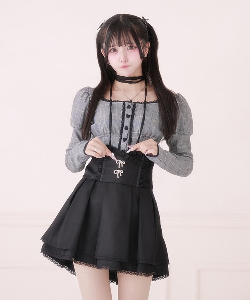 Pal elfy(パルエルフィー)の「チョーカー付きハートボタントップス(Tシャツ/カットソー・レディース・ブラック系その他/ブラック・フリー)」の11枚目の写真