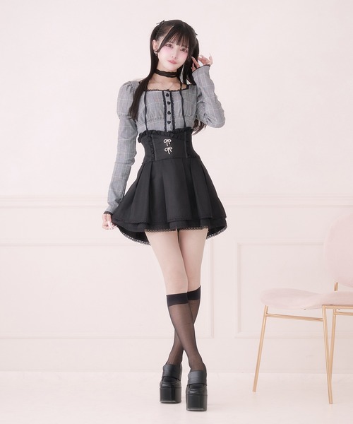 Pal elfy(パルエルフィー)の「チョーカー付きハートボタントップス(Tシャツ/カットソー・レディース・ブラック系その他/ブラック・フリー)」の13枚目の写真