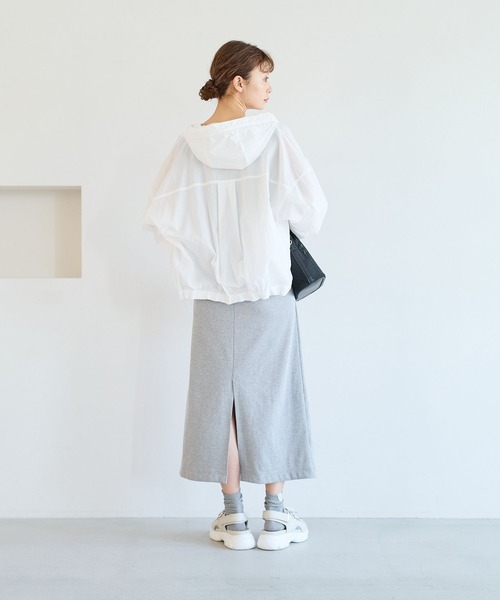 BAYFLOW（ベイフロー）の「シアージップパーカー（ブルゾン・レディース・ホワイト/ピンク/ブラック・FREE）」の16枚目の写真