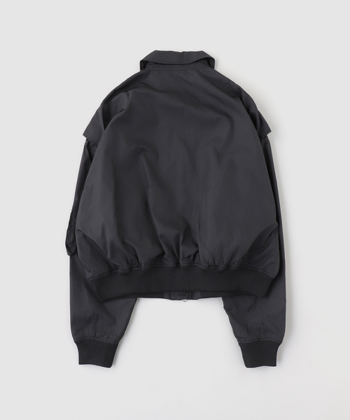 WISM(ウィズム)の「INTODUSK / イントゥダスク FLIGHT JACKET(その他アウター・メンズ・ブラック・LARGE/MEDIUM)」の2枚目の写真