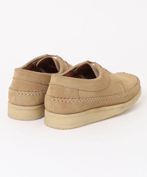 Padmore&Barnes(パドモア&バーンズ)の「WILLOW(モカシン/デッキシューズ・メンズ・ライトベージュ/ブラック・UK7/UK8/UK9)」の3枚目の写真