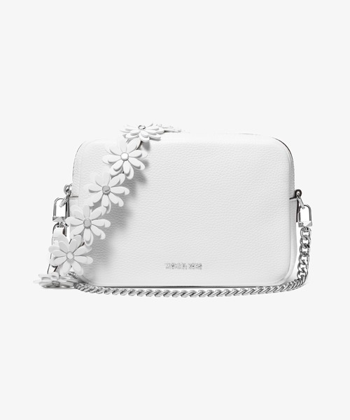 MICHAEL KORS(マイケルコース)の「BRYANT ペブルレザー カメラ クロスボディ ミディアム(ショルダーバッグ・レディース・ホワイト系・FREE)」の1枚目の写真