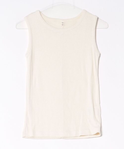 me.(ミードット)の「【 me. / ミードット 】washable silk fraise タンクトップ me-25414 HPI(タンクトップ・レディース・アイボリー/ブラック/ライム・FREE)」の2枚目の写真