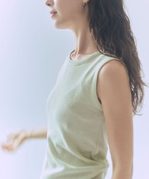 me.（ミードット）の「【 me. / ミードット 】washable silk fraise タンクトップ　me-25414　HPI（タンクトップ）」