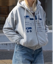 FLUKE HOLIC（フロックホリック）の「CROPPED EMB LOGO PARKA（パーカー）」