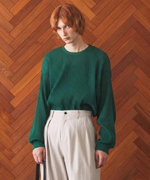 SHAREEF（シャリーフ）の「PLEATS L/S PULLOVER（Tシャツ/カットソー）」