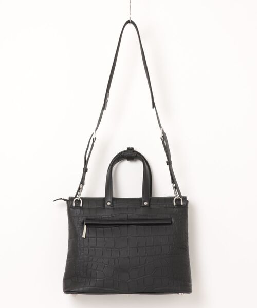 Scrap Book（スクラップブック）の「【M.U.L.】スクエアフラップトートM（トートバッグ・レディース・ブラック・FREE）」の2枚目の写真