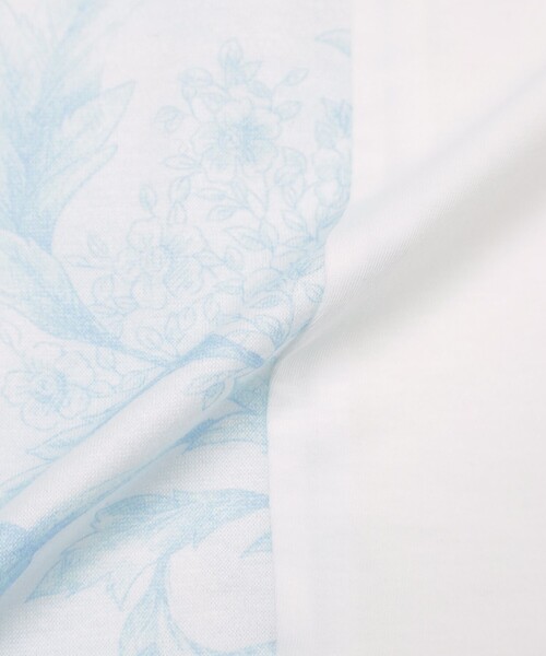 MACKINTOSH LONDON(マッキントッシュ ロンドン)の「【婦人画報4月号掲載】【BIBURY FLOWER】エッチングバイブリーTシャツ(Tシャツ/カットソー・レディース・グリーン/ブルー系その他2/ベージュ・38)」の10枚目の写真