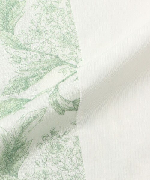 MACKINTOSH LONDON(マッキントッシュ ロンドン)の「【婦人画報4月号掲載】【BIBURY FLOWER】エッチングバイブリーTシャツ(Tシャツ/カットソー・レディース・グリーン/ブルー系その他2/ベージュ・38)」の12枚目の写真