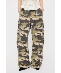 【セットアップ対応】【新色：カモフラージュ登場】CURVE LINE SWEAT PANTS / カーブラインスウェットパンツ