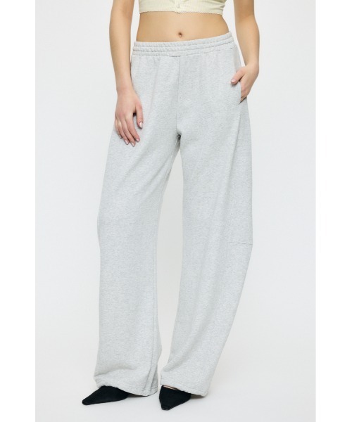 MOUSSY（マウジー）の「【セットアップ対応】【新色：カモフラージュ登場】CURVE LINE SWEAT PANTS / カーブラインスウェットパンツ（スウェットパンツ・レディース・杢グレー/グリーン系その他2・1/2）」の15枚目の写真