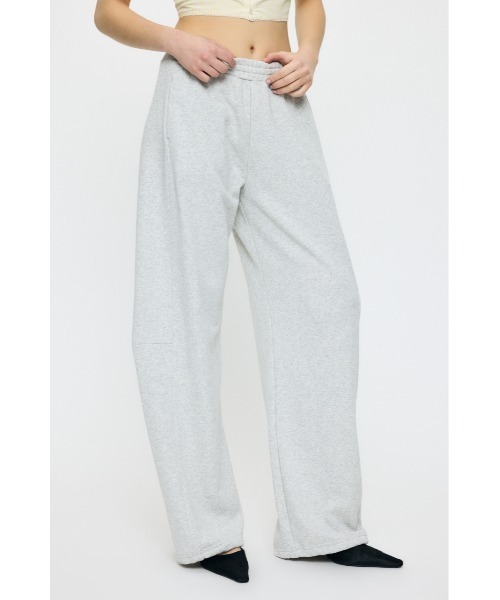 MOUSSY（マウジー）の「【セットアップ対応】【新色：カモフラージュ登場】CURVE LINE SWEAT PANTS / カーブラインスウェットパンツ（スウェットパンツ・レディース・杢グレー/グリーン系その他2・1/2）」の16枚目の写真