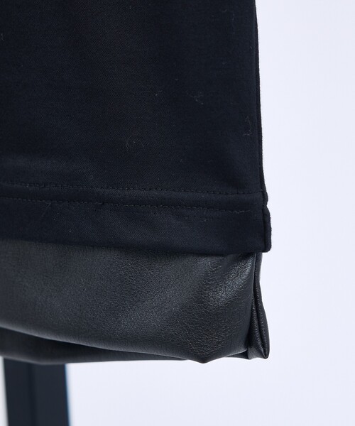 5351 POUR LES HOMMES（ゴーサンゴーイチプールオム）の「レイヤード スタッズ 半袖Tシャツ（Tシャツ/カットソー・メンズ・ブラック/ホワイト・48/46/44/50）」の7枚目の写真