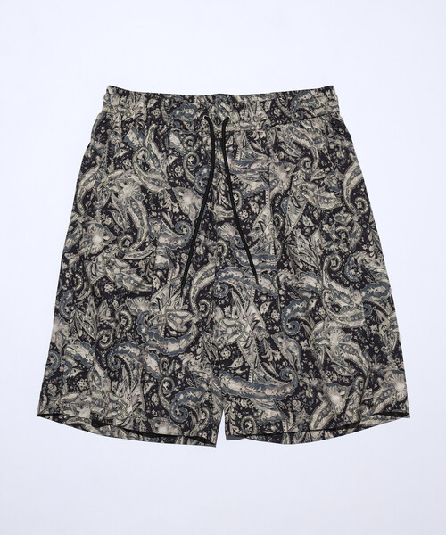 Firsthand（ファーストハンド）の「Firsthand/ファーストハンド パターン イージーショーツ / 総柄デザインショートパンツ / セットアップ対応（その他パンツ・メンズ・ホワイト系その他/ブラック系その他/ホワイト/ベージュ/ブラック/レオパード/ライトグリーン/ブラウン・LARGE/MEDIUM）」の12枚目の写真