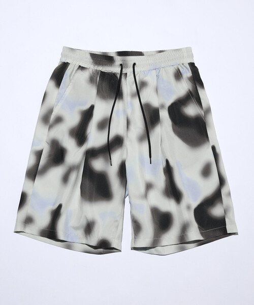 Firsthand（ファーストハンド）の「Firsthand/ファーストハンド パターン イージーショーツ / 総柄デザインショートパンツ / セットアップ対応（その他パンツ・メンズ・ホワイト系その他/ブラック系その他/ホワイト/ベージュ/ブラック/レオパード/ライトグリーン/ブラウン・LARGE/MEDIUM）」の16枚目の写真