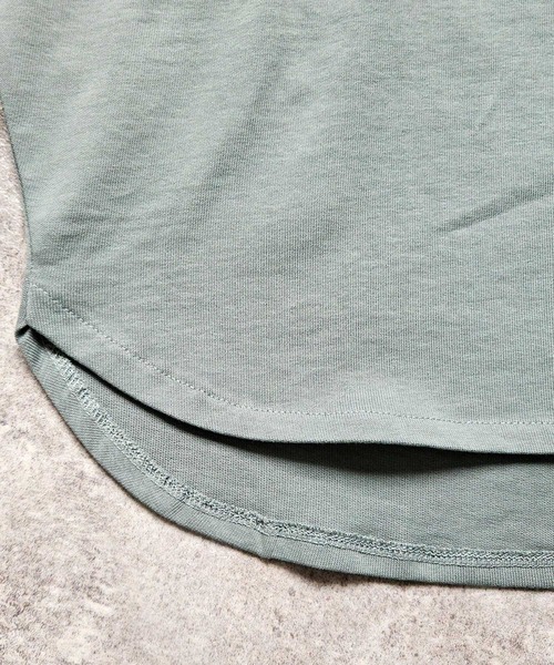 SELECT LEVERY(セレクトリベリー)の「天竺キーネックフレンチスリーブTシャツ(Tシャツ/カットソー・レディース・ブラック/ピンク/アイボリー・MEDIUM)」の12枚目の写真