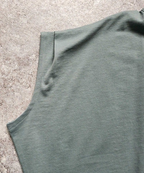 SELECT LEVERY(セレクトリベリー)の「天竺キーネックフレンチスリーブTシャツ(Tシャツ/カットソー・レディース・ブラック/ピンク/アイボリー・MEDIUM)」の13枚目の写真