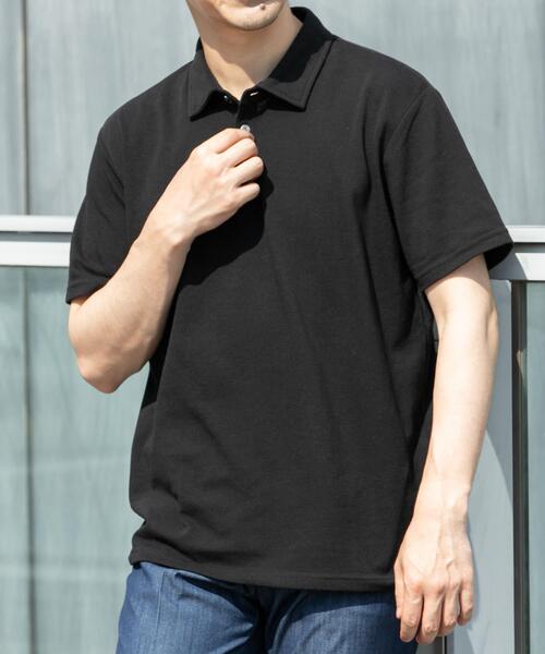 URBAN RESEARCH ROSSO MEN(アーバンリサーチロッソメン)の「『抗菌 / 防臭』『XLサイズあり』ハイパフォーマンス鹿の子ポロシャツ(ポロシャツ・メンズ・ネイビー/ホワイト/ブラウン/グレー/ブルー/ライトブルー/カーキ/ブラック・X-LARGE/LARGE/MEDIUM/SMALL)」の13枚目の写真