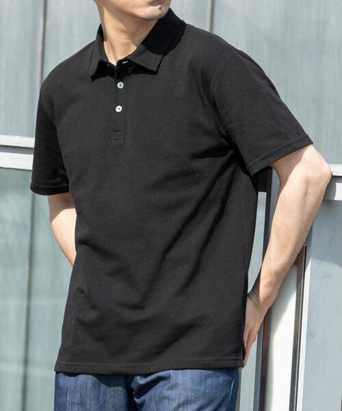 URBAN RESEARCH ROSSO MEN(アーバンリサーチロッソメン)の「『抗菌 / 防臭』『XLサイズあり』ハイパフォーマンス鹿の子ポロシャツ(ポロシャツ・メンズ・ネイビー/ホワイト/ブラウン/グレー/ブルー/ライトブルー/カーキ/ブラック・X-LARGE/LARGE/MEDIUM/SMALL)」の14枚目の写真