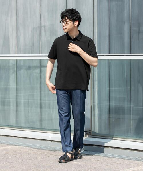 URBAN RESEARCH ROSSO MEN(アーバンリサーチロッソメン)の「『抗菌 / 防臭』『XLサイズあり』ハイパフォーマンス鹿の子ポロシャツ(ポロシャツ・メンズ・ネイビー/ホワイト/ブラウン/グレー/ブルー/ライトブルー/カーキ/ブラック・X-LARGE/LARGE/MEDIUM/SMALL)」の15枚目の写真
