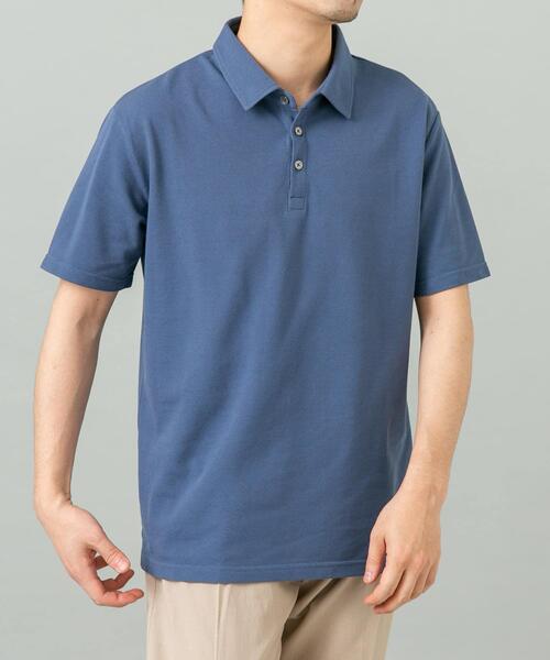 URBAN RESEARCH ROSSO MEN(アーバンリサーチロッソメン)の「『抗菌 / 防臭』『XLサイズあり』ハイパフォーマンス鹿の子ポロシャツ(ポロシャツ・メンズ・ネイビー/ホワイト/ブラウン/グレー/ブルー/ライトブルー/カーキ/ブラック・X-LARGE/LARGE/MEDIUM/SMALL)」の18枚目の写真
