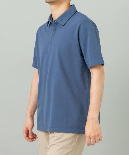 URBAN RESEARCH ROSSO MEN(アーバンリサーチロッソメン)の「『抗菌 / 防臭』『XLサイズあり』ハイパフォーマンス鹿の子ポロシャツ(ポロシャツ・メンズ・ネイビー/ホワイト/ブラウン/グレー/ブルー/ライトブルー/カーキ/ブラック・X-LARGE/LARGE/MEDIUM/SMALL)」の19枚目の写真