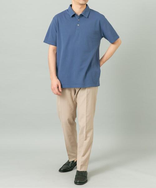 URBAN RESEARCH ROSSO MEN(アーバンリサーチロッソメン)の「『抗菌 / 防臭』『XLサイズあり』ハイパフォーマンス鹿の子ポロシャツ(ポロシャツ・メンズ・ネイビー/ホワイト/ブラウン/グレー/ブルー/ライトブルー/カーキ/ブラック・X-LARGE/LARGE/MEDIUM/SMALL)」の21枚目の写真