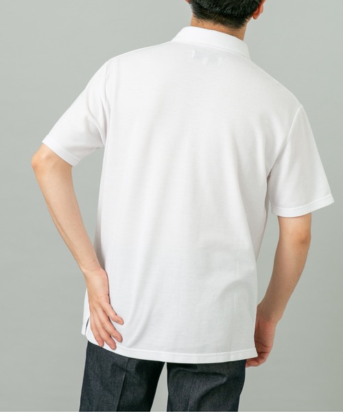 URBAN RESEARCH ROSSO MEN（アーバンリサーチロッソメン）の「『XLサイズあり』ハイパフォーマンス鹿の子ポロシャツ（ポロシャツ・メンズ・ネイビー/ホワイト/ブラウン/グレー/ブルー/ライトブルー/カーキ/ブラック・X-LARGE/LARGE/MEDIUM/SMALL）」の10枚目の写真