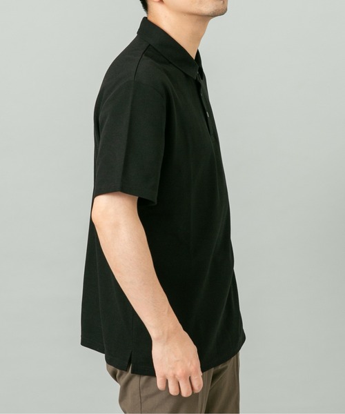 URBAN RESEARCH ROSSO MEN（アーバンリサーチロッソメン）の「『XLサイズあり』ハイパフォーマンス鹿の子ポロシャツ（ポロシャツ・メンズ・ネイビー/ホワイト/ブラウン/グレー/ブルー/ライトブルー/カーキ/ブラック・X-LARGE/LARGE/MEDIUM/SMALL）」の15枚目の写真