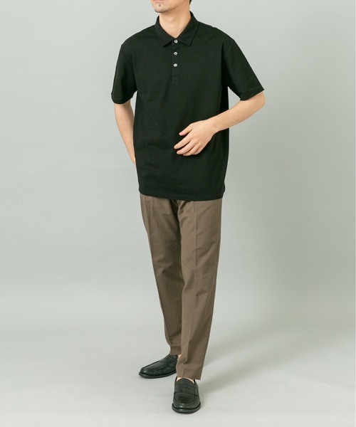 URBAN RESEARCH ROSSO MEN（アーバンリサーチロッソメン）の「『XLサイズあり』ハイパフォーマンス鹿の子ポロシャツ（ポロシャツ・メンズ・ネイビー/ホワイト/ブラウン/グレー/ブルー/ライトブルー/カーキ/ブラック・X-LARGE/LARGE/MEDIUM/SMALL）」の16枚目の写真