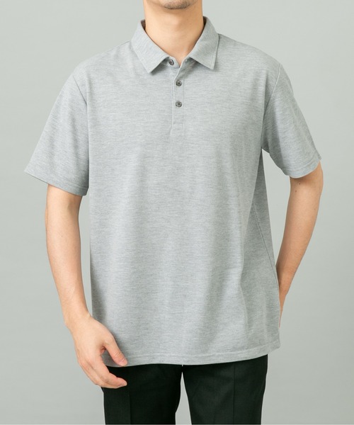 URBAN RESEARCH ROSSO MEN（アーバンリサーチロッソメン）の「『XLサイズあり』ハイパフォーマンス鹿の子ポロシャツ（ポロシャツ・メンズ・ネイビー/ホワイト/ブラウン/グレー/ブルー/ライトブルー/カーキ/ブラック・X-LARGE/LARGE/MEDIUM/SMALL）」の17枚目の写真