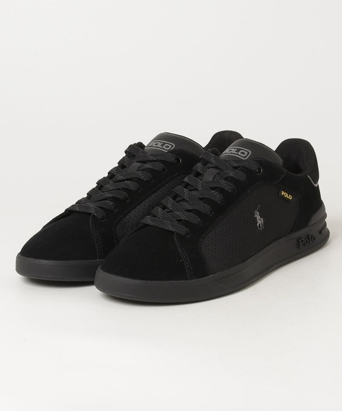POLO RALPH LAUREN（ポロ ラルフ ローレン）の「ポロ ラルフ ローレン HERITAGE COURT UTILY ヘリテージ コート・ユーティリティ  スニーカー（スニーカー・メンズ・ブラック・80/85/90/95/100/75）」の2枚目の写真