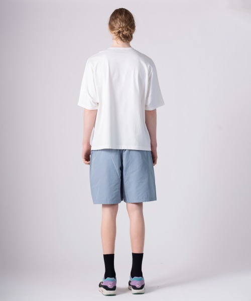 rehacer（レアセル）の「rehacer : × everglouu Abstract Bloom CS / エバーグロー ドルマンオーバー カットソー（Tシャツ/カットソー・メンズ・ホワイト/ブラック・LARGE/MEDIUM/SMALL）」の10枚目の写真