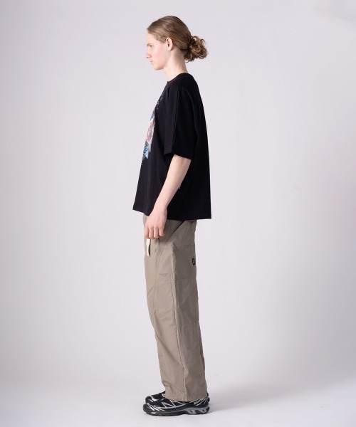 rehacer（レアセル）の「rehacer : × everglouu Abstract Bloom CS / エバーグロー ドルマンオーバー カットソー（Tシャツ/カットソー・メンズ・ホワイト/ブラック・LARGE/MEDIUM/SMALL）」の15枚目の写真