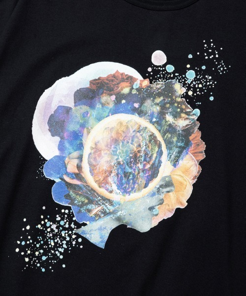 rehacer（レアセル）の「rehacer : × everglouu Abstract Bloom CS / エバーグロー ドルマンオーバー カットソー（Tシャツ/カットソー・メンズ・ホワイト/ブラック・LARGE/MEDIUM/SMALL）」の21枚目の写真