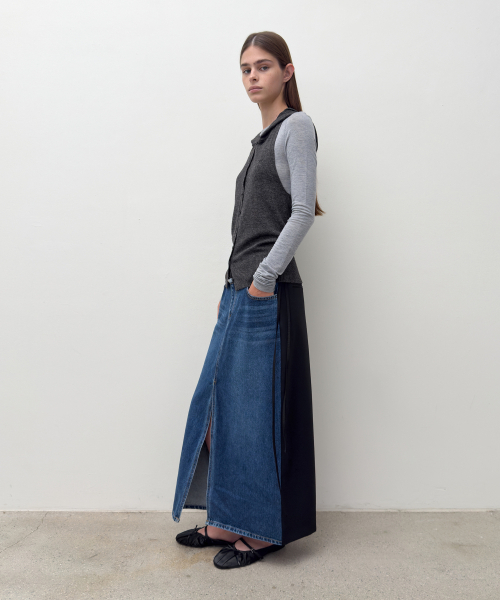 DIAGONAL(ダイアゴナル)の「HALTER HOODIE KNIT VEST (dark grey)(ベスト・レディース・その他・FREE)」の18枚目の写真