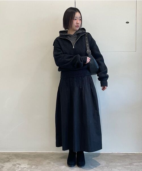 DIAGONAL(ダイアゴナル)の「SAILOR HALF ZIP UP KNIT (charcoal)(ニット/セーター・レディース・その他・FREE)」の9枚目の写真